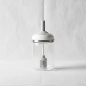 Glass Oil Bottle with Lid/Brush