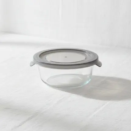 Borosilicate Round Glass Food Container (750ml)