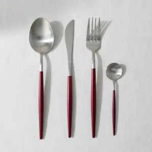 Spoons (24-Piece) – Red – C12-10