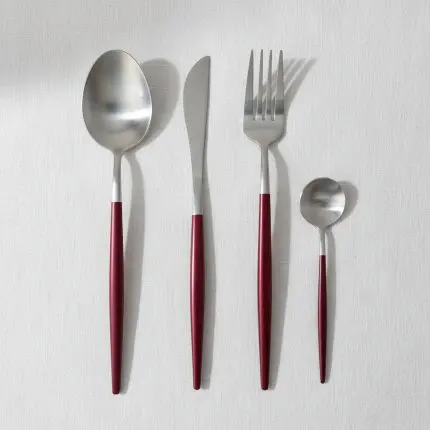 Spoons (24-Piece) – Red – C12-10