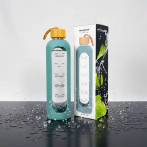 ( Buy 1 Get 1 Free ) The CrystalPure High-Clarity Minimalist Water Bottle