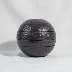 Black Space Planets Ball Shaped Dinner Set (5-Piece)