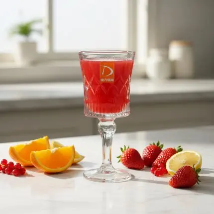 Glass Juice Cup (160ml, 6-Piece) – TK518-1D