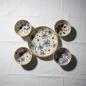 Vegetable Bowl Plate (4-Piece)