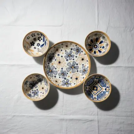 Vegetable Bowl Plate (4-Piece)