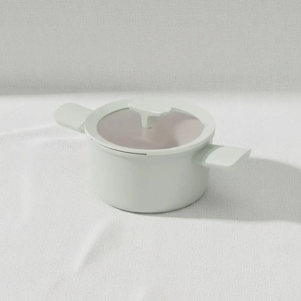 Covered casserole non-stick Balance Sage 20cm Covered casserole non-stick Balance Sage 20cm