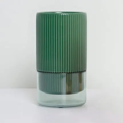 Charming Pastel Pink Porcelain Kitchen Utensil Holder