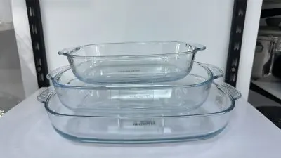 Heat-Resistant Pyrex Glass Tagine Pan