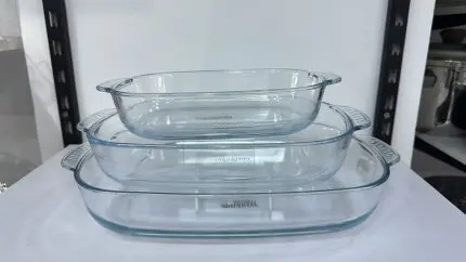 Heat-Resistant Pyrex Glass Tagine Pan