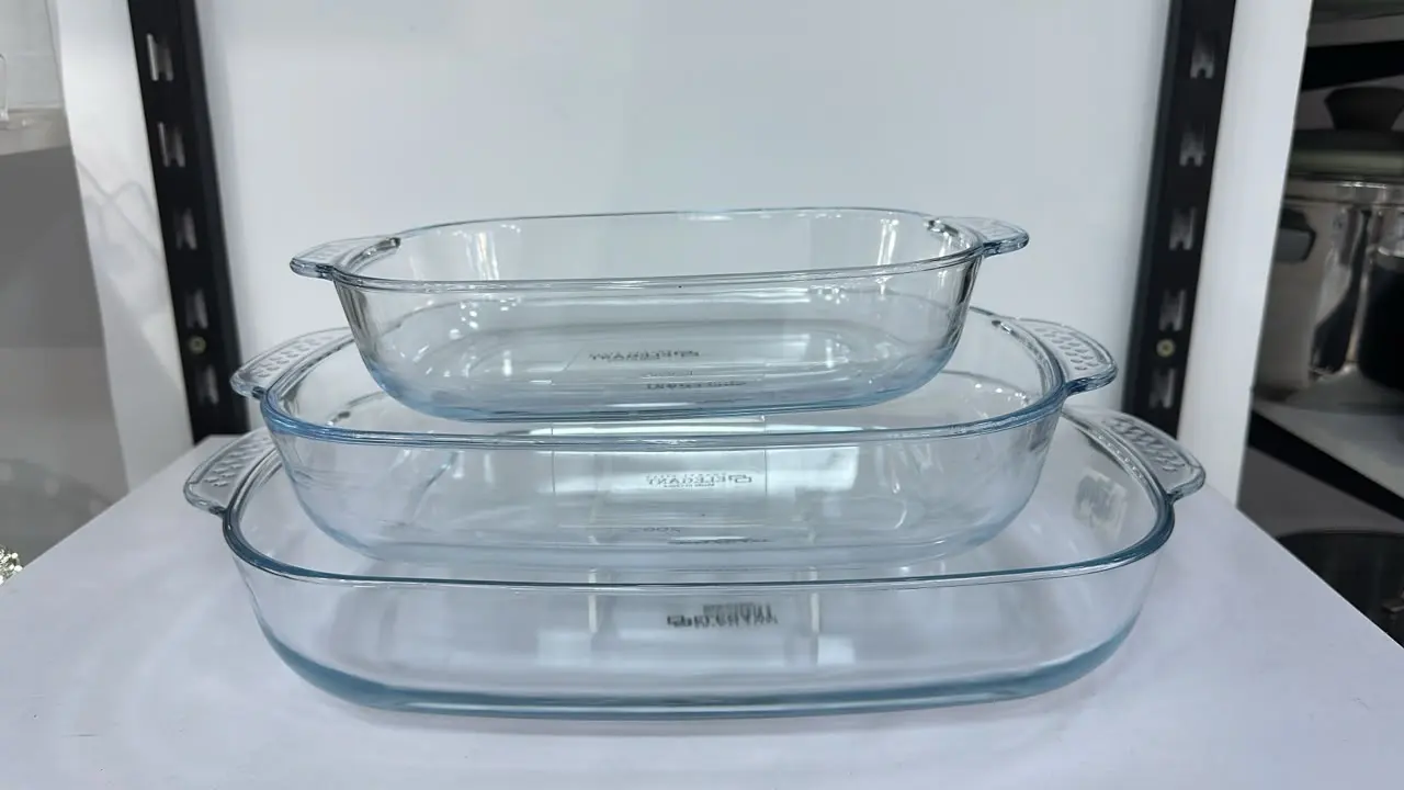 Heat-Resistant Pyrex Glass Tagine Pan