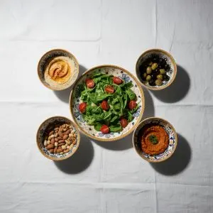 Vegetable Bowl Plate (4-Piece)