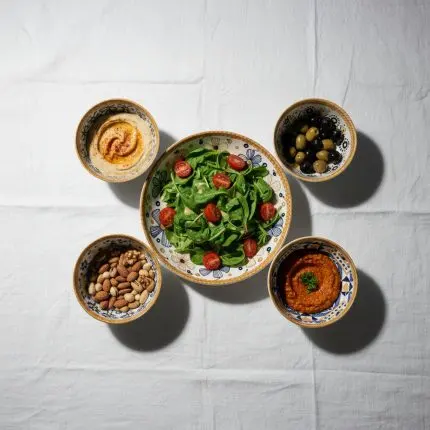 Vegetable Bowl Plate (4-Piece)
