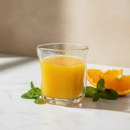 Embossed Clear Juice Glass – SK008