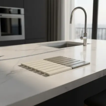 The Haven Minimalist Countertop Sanctuary (30x40cm Small Drying Mat)
