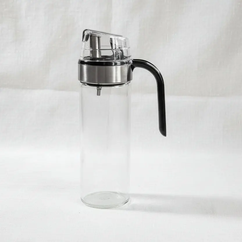 Modern Glass Oil Dispenser Bottle with Precision Pourer (750ml) Modern Glass Oil Dispenser Bottle with Precision Pourer (750ml)
