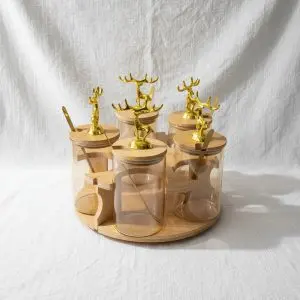The Gazelle Minimalist Botanical Vault (Gazelle Glass Spice Set)