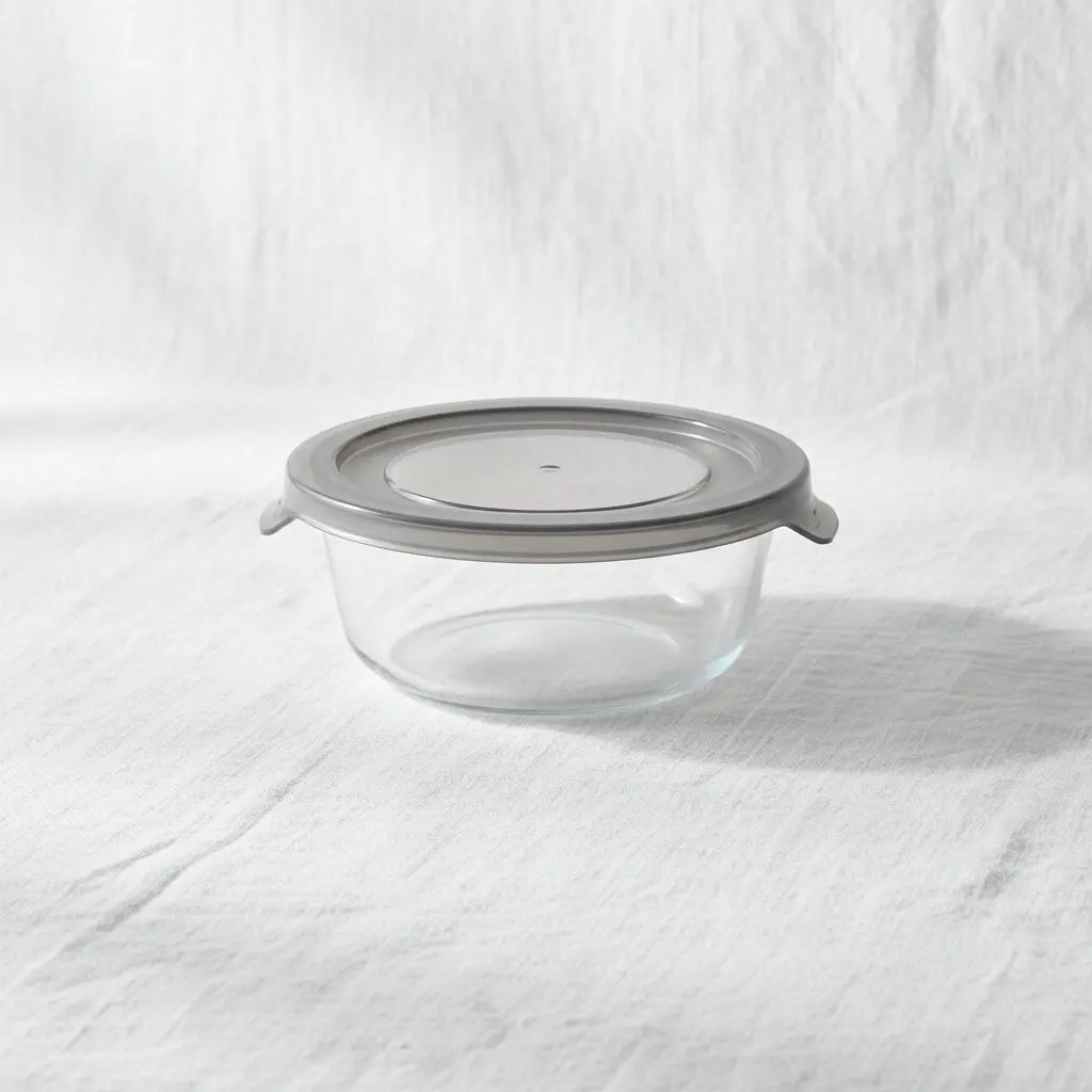 Borosilicate Circular Food Container (500ml) Borosilicate Circular Food Container (500ml)