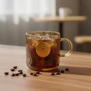 Glass mug set