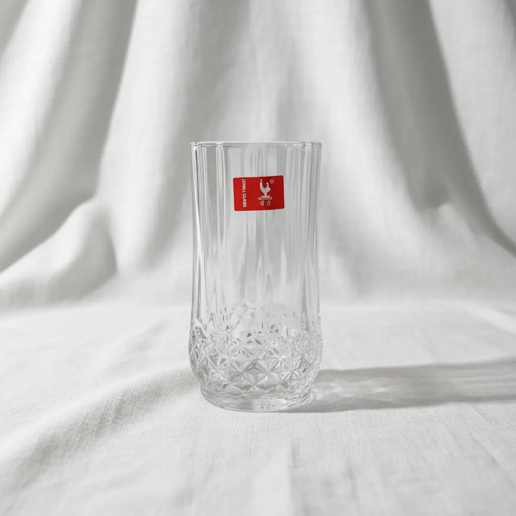 Embossed Clear Juice Glass – SK001 Embossed Clear Juice Glass – SK001