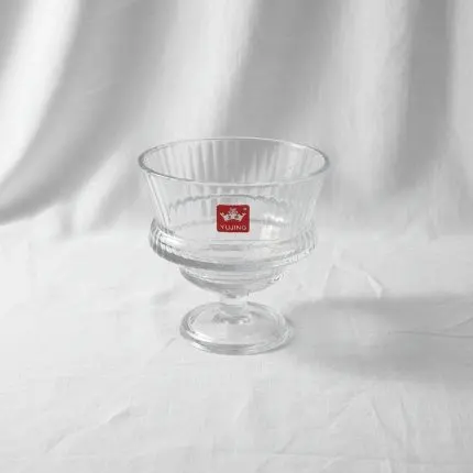 Cream Ribbed Cup (3-Piece)