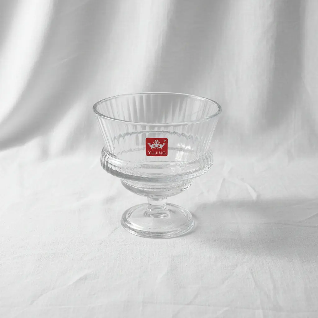 Cream Ribbed Cup (3-Piece)