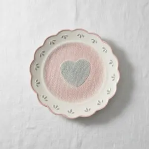 Gold Porcelain Large Circular Plate