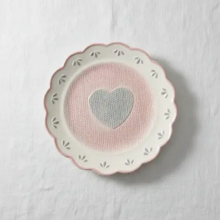 Gold Porcelain Large Circular Plate