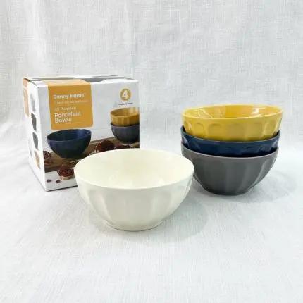 Elegant Minimalist Porcelain Bowl Set