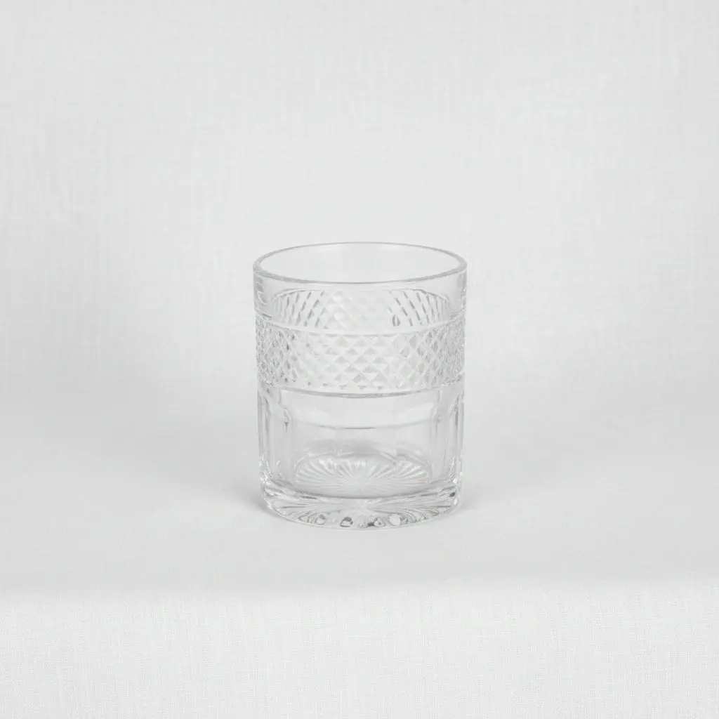 Crystal Double Old Fashioned Glass Set (4-Piece)