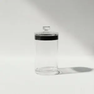 Acrylic Round Storage Jar Large