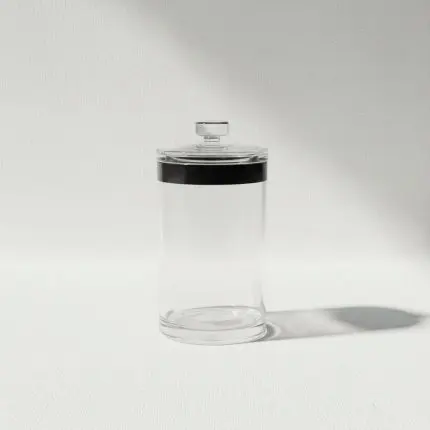 Acrylic Round Storage Jar Large