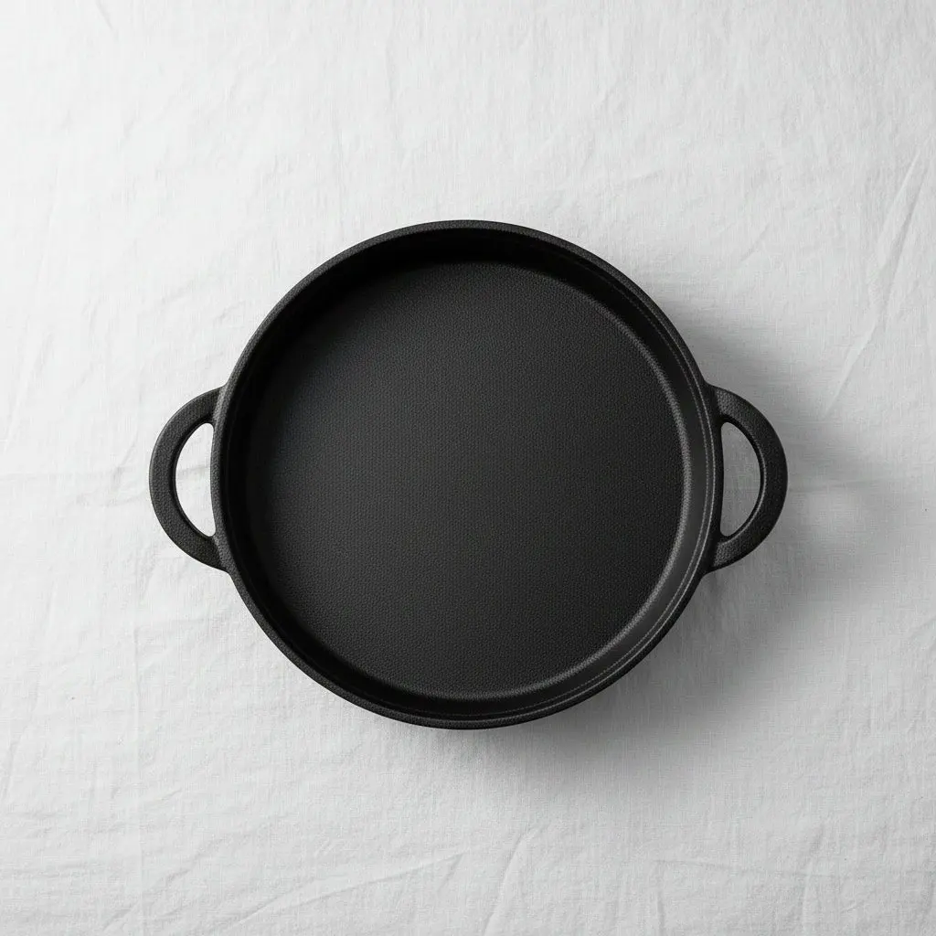 The Minimalist Culinary Instrument (Round Grill Pan W/Cast Handles 26cm) The Minimalist Culinary Instrument (Round Grill Pan W/Cast Handles 26cm)