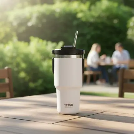 TYESO ROAM Tumbler 2.0 with Flip Straw & Sip Lid (750ml)