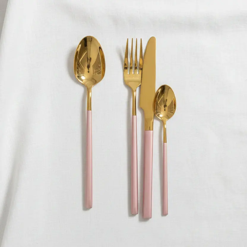 Spoons (24-Piece) – Pink – C12-9 Spoons (24-Piece) – Pink – C12-9