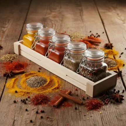Metal Spice Rack Stand