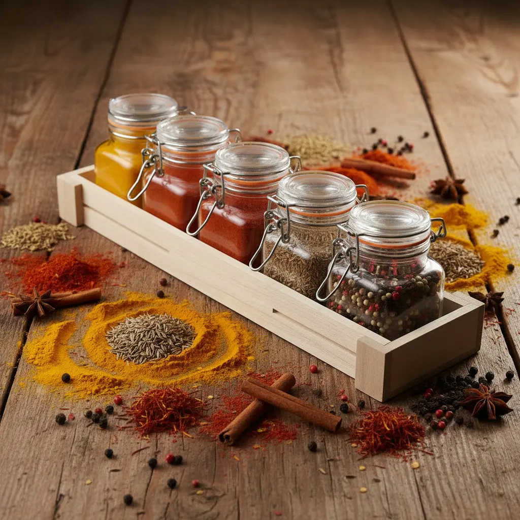 Metal Spice Rack Stand