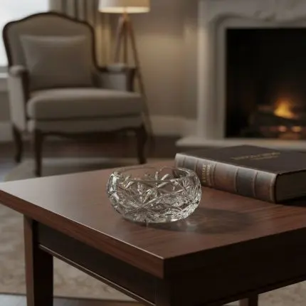 The Minimalist Living Pavilion (Glass Round Patterned Ashtray)