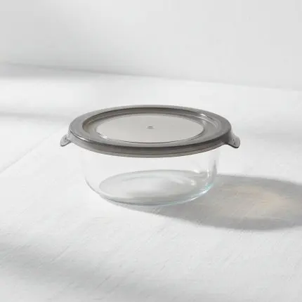 The Minimalist Hospitality Pavilion (Borosilicate Circular Food Container - 635ml)