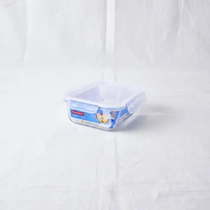Borosilicate Rectangular Food Container (215ml)
