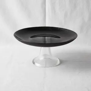 Elegant White Porcelain Cake Serving Plate