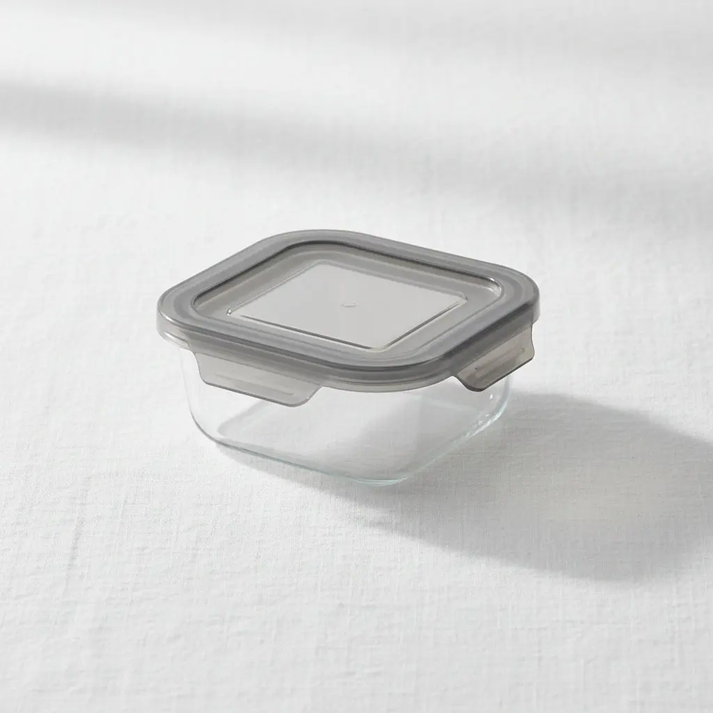 Borosilicate Squared Food Container (310ml) Borosilicate Squared Food Container (310ml)