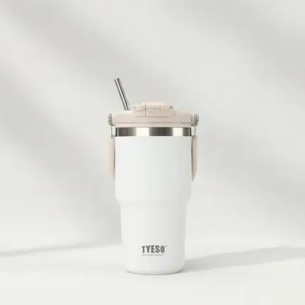 TYESO ROAM Tumbler 2.0 with Flip Straw & Sip Lid (600ml)