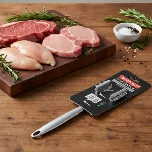 The Shengya Minimalist Culinary Tenderizer (Shengya Nickel Meat Hammer 23.8cm)
