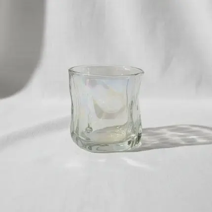 Shaped Blue Juice Glass