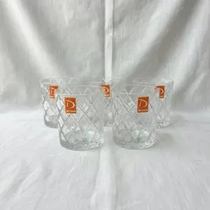 Deli Glass 6-Piece Glass tea cup set 320mm