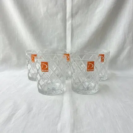 Deli Glass 6-Piece Glass tea cup set 320mm