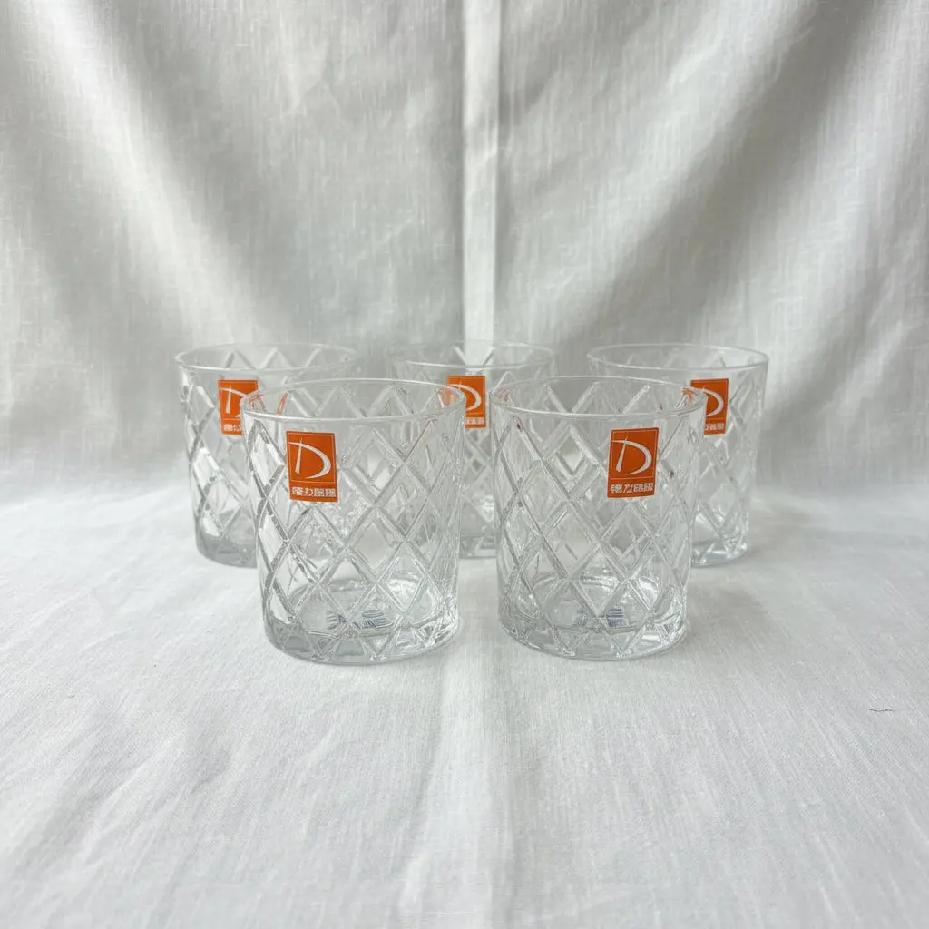 Deli Glass 6-Piece Glass tea cup set 320mm