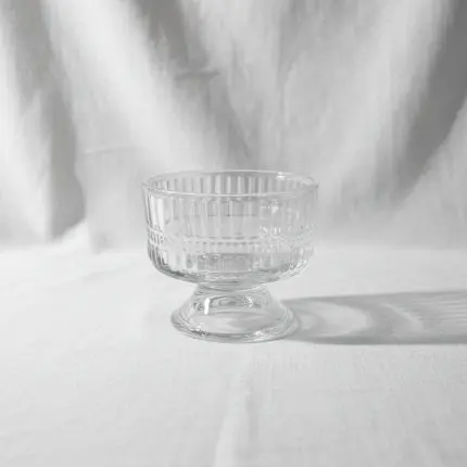 Cream Glass Cups (225ml, 6-Piece) – TB033-1B