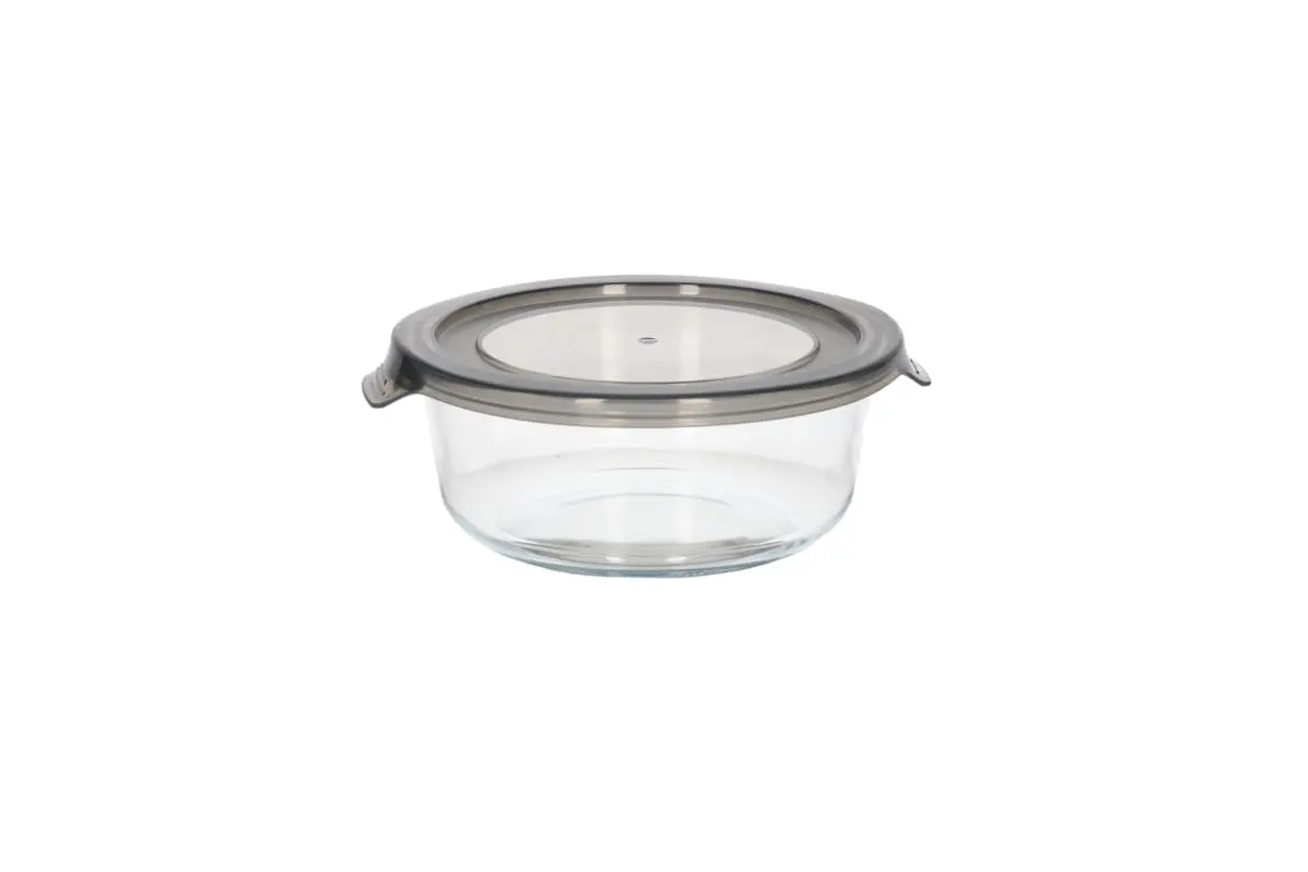 Borosilicate Round Glass Food Container (635ml)