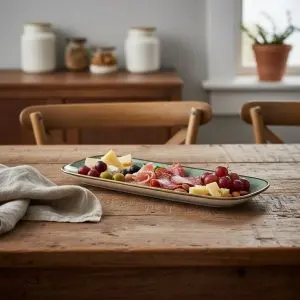 The Alabaster Minimalist Porcelain Serving Plate
